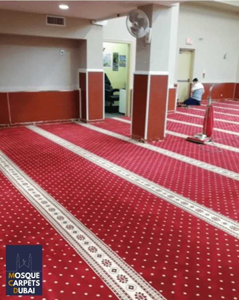 Red Prayer Room Carpet